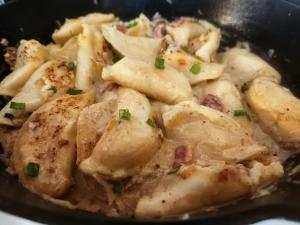 pan fried perogies