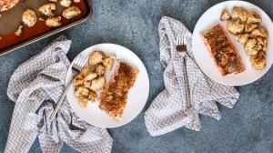 sheet pan salmon